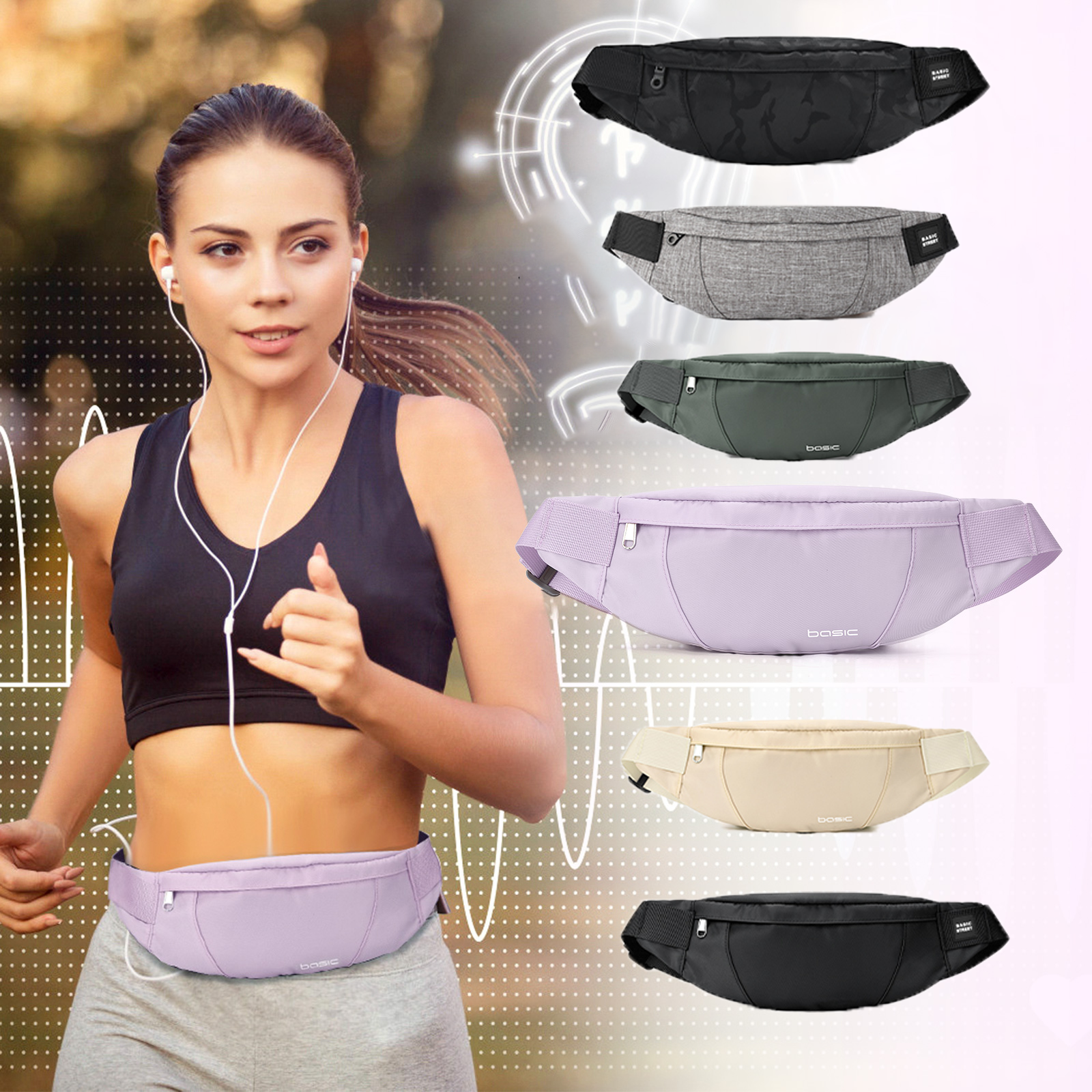 Men Accessories Box - Fashion Running Waist Bag Waterproof Sports