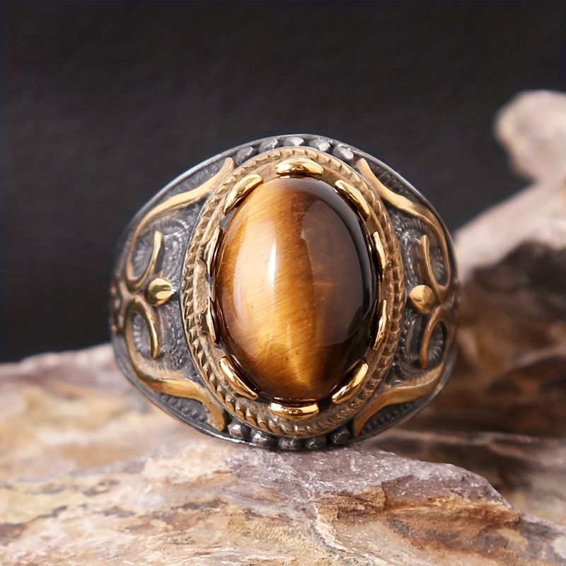 1 Pcs Hand Carved Synthetic Ge - Men'S Accessories Hand Bands 评论和价格