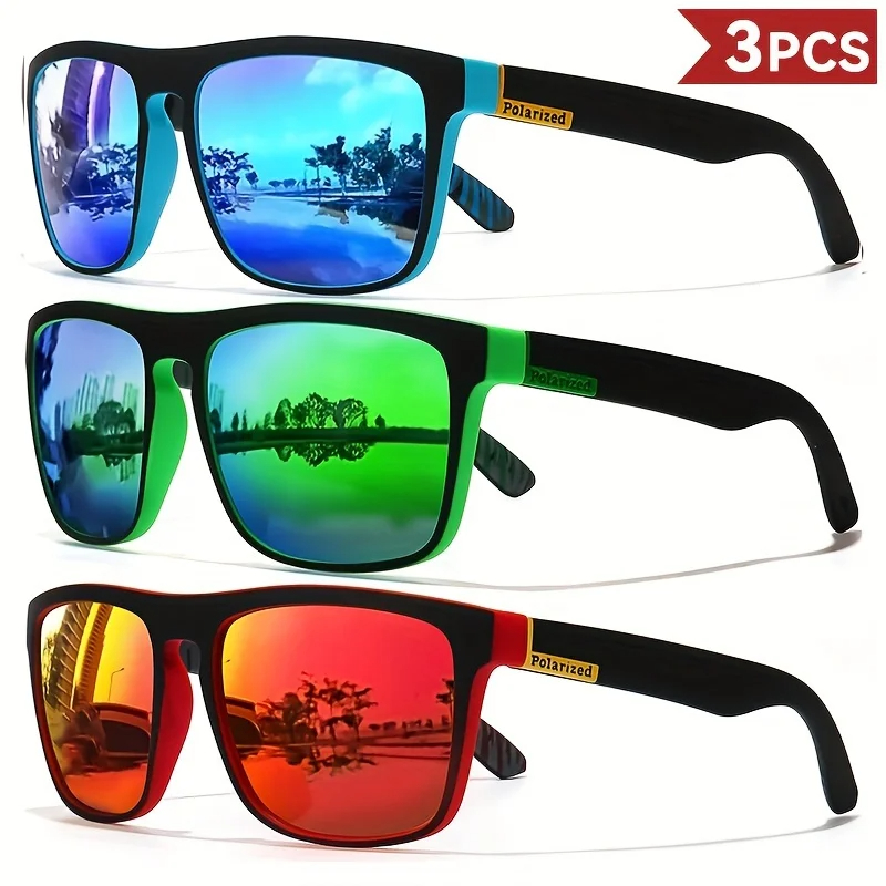 1/3PCS Classic Polarized Squar - Sunglasses Polarized Men 评论和价格