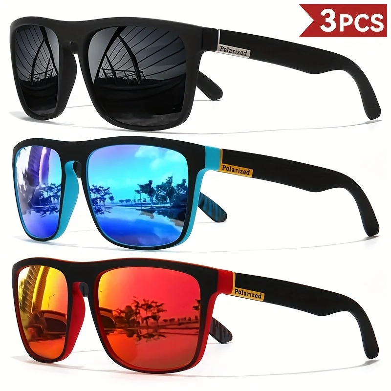 1/3PCS Classic Polarized Squar - Sunglasses Polarized Men 评论和价格