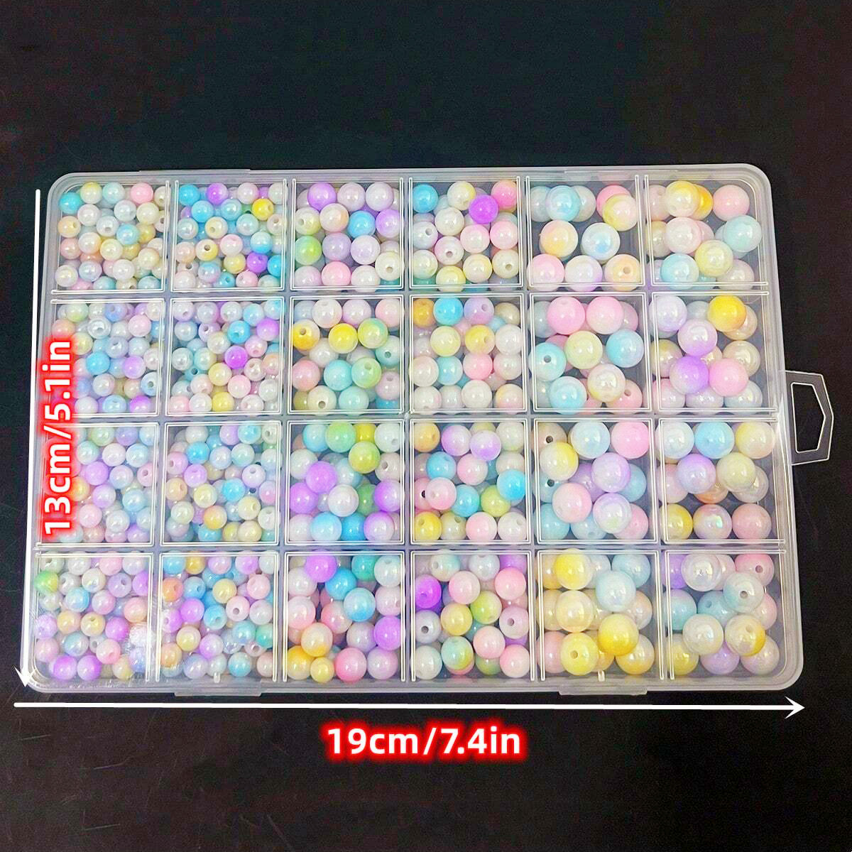 800pcs/24 grid set box 6mm/8mm - Bead Bracelet Men 评论和价格