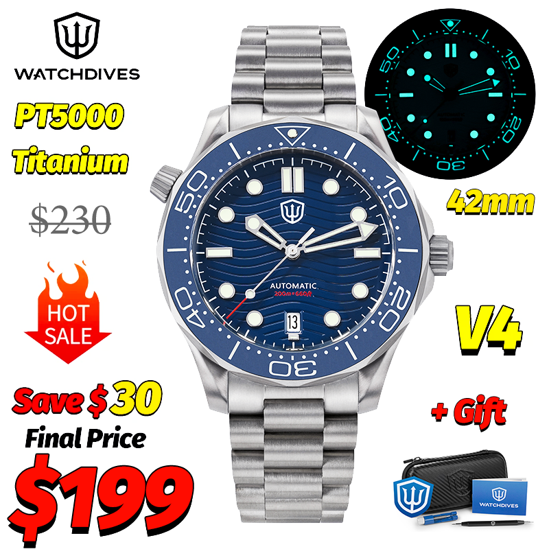 Watchdives WD007 V4 007 NTTD M - Men Accessories Jewelry 评论和价格