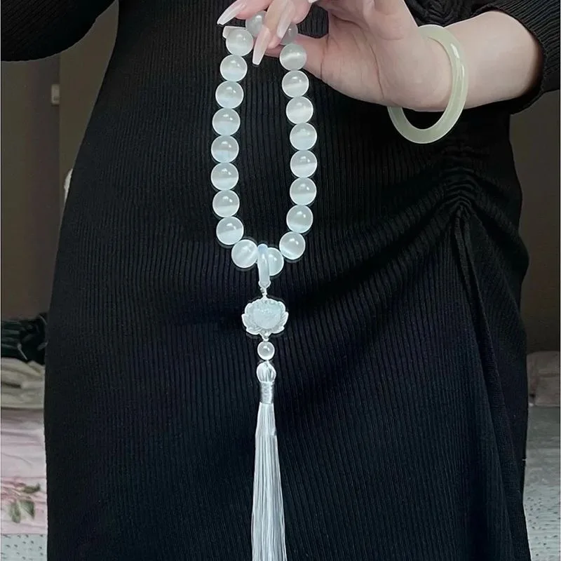 Cat 's-eye Stone 12mm Beads Lo - Bead Bracelet Men 评论和价格