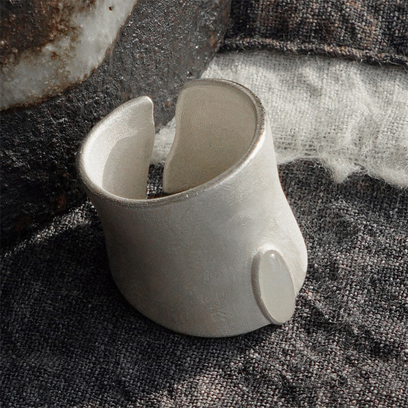 Artistic Wide Copper Cuff Ring - Men'S Accessories Hand Bands 评论和价格