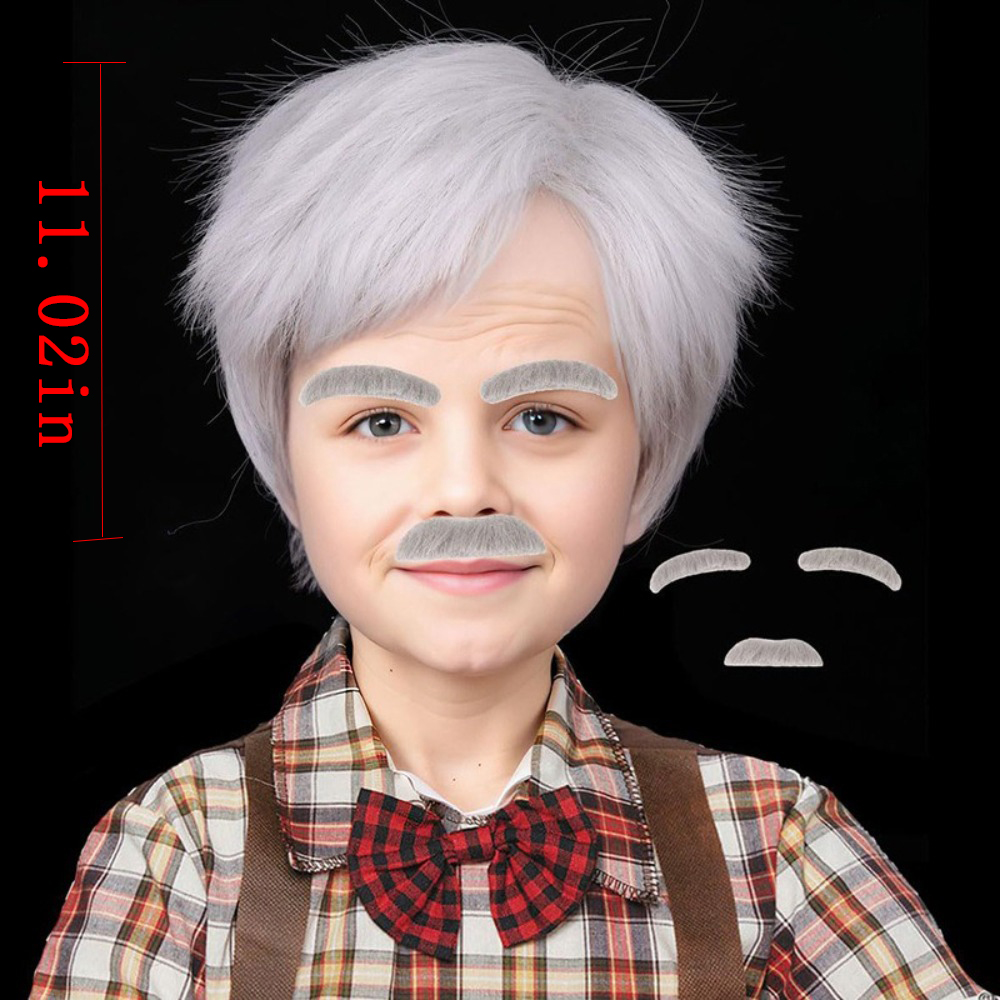 Grandpa Cos Wig Suit Stage Pla - Men'S Accessories Clothing 评论和价格