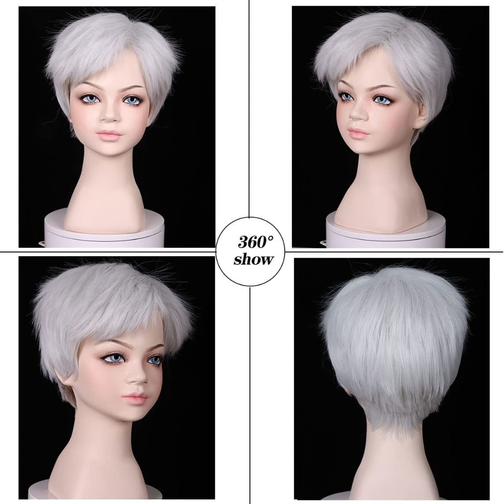 Grandpa Cos Wig Suit Stage Pla - Men'S Accessories Clothing 评论和价格