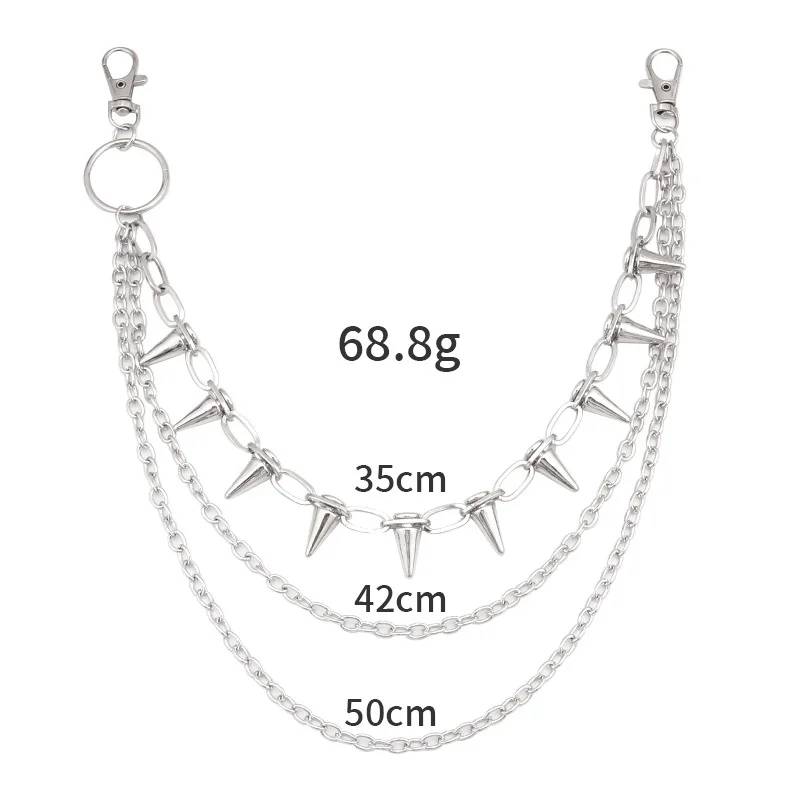 Unisex Hip Hop Punk Rock Metal - Men'S Accessories For Jeans 评论和价格
