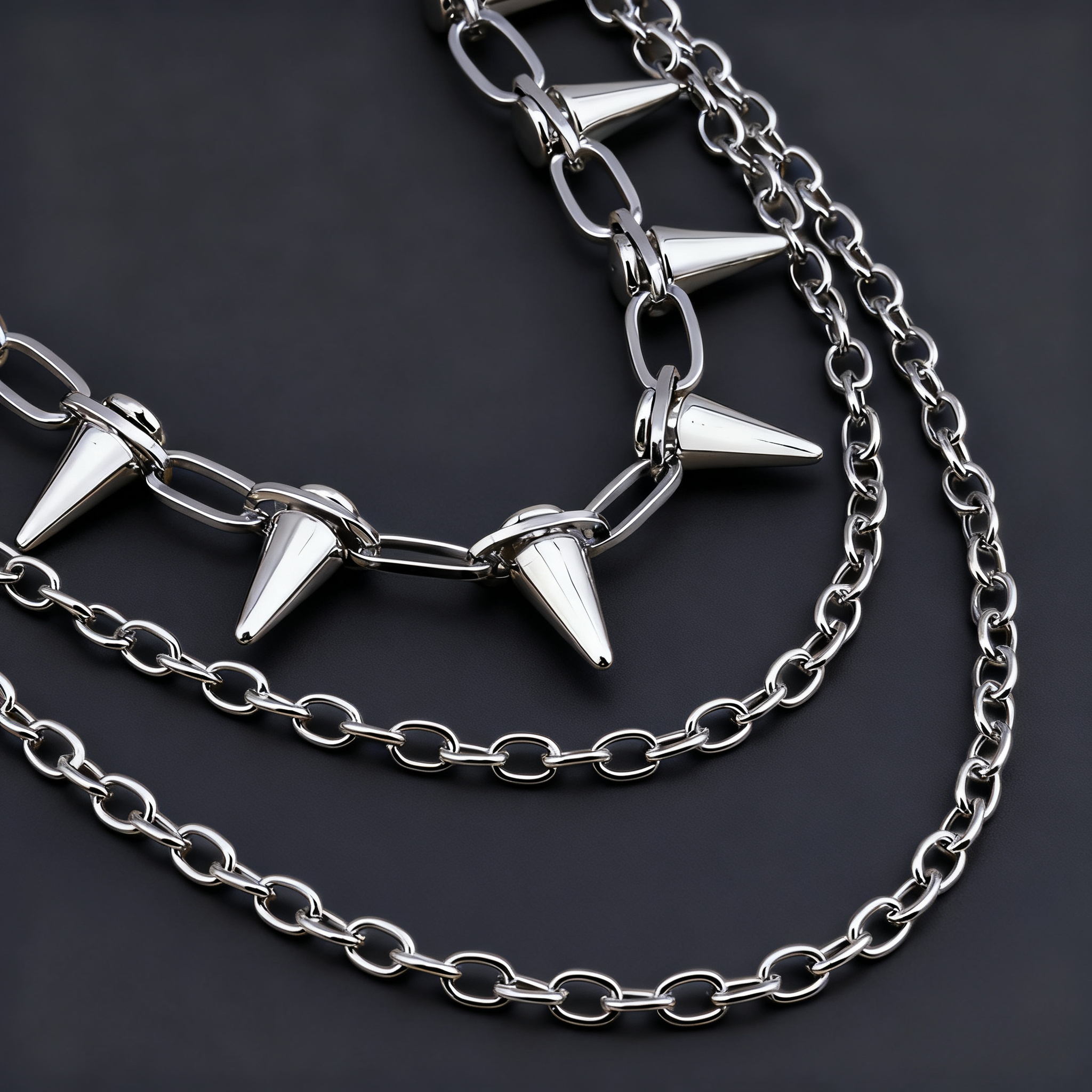 Unisex Hip Hop Punk Rock Metal - Men'S Accessories For Jeans 评论和价格
