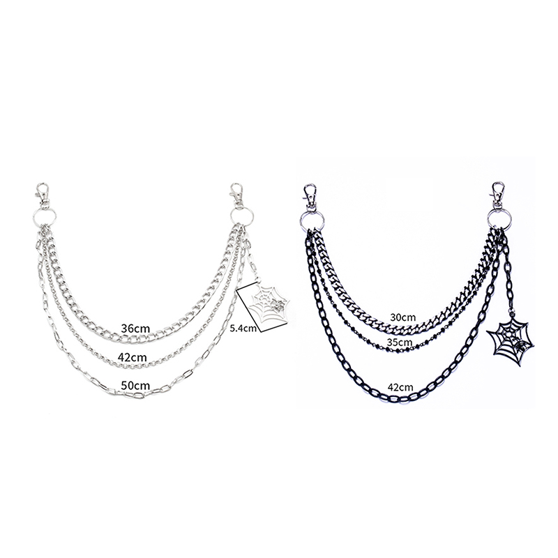 Fashion Punk Metal Pants Chain - Men'S Accessories For Jeans 评论和价格