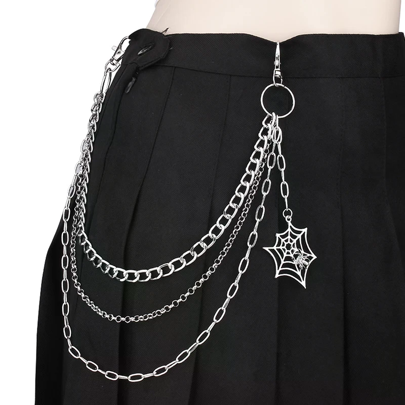 Fashion Punk Metal Pants Chain - Men'S Accessories For Jeans 评论和价格
