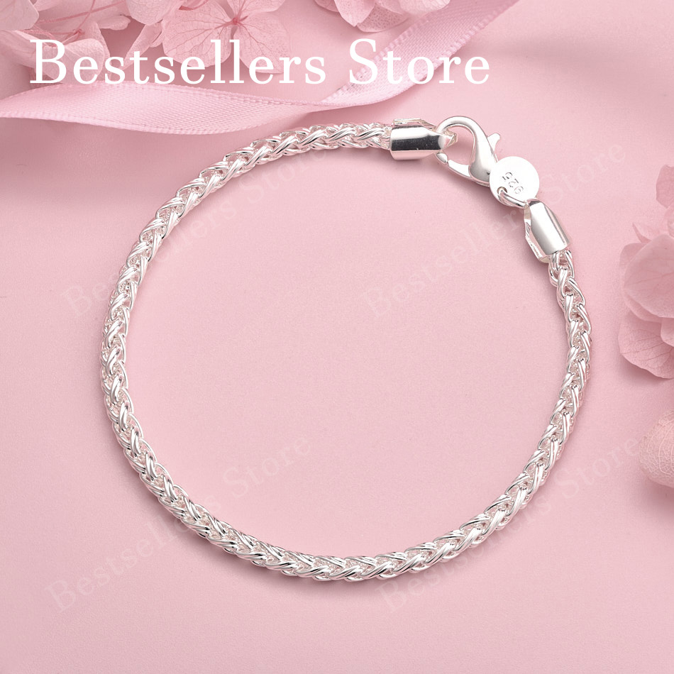 Charm 925 sterling silver 8-in - Men Accessories Chain And Bracelet 评论和价格