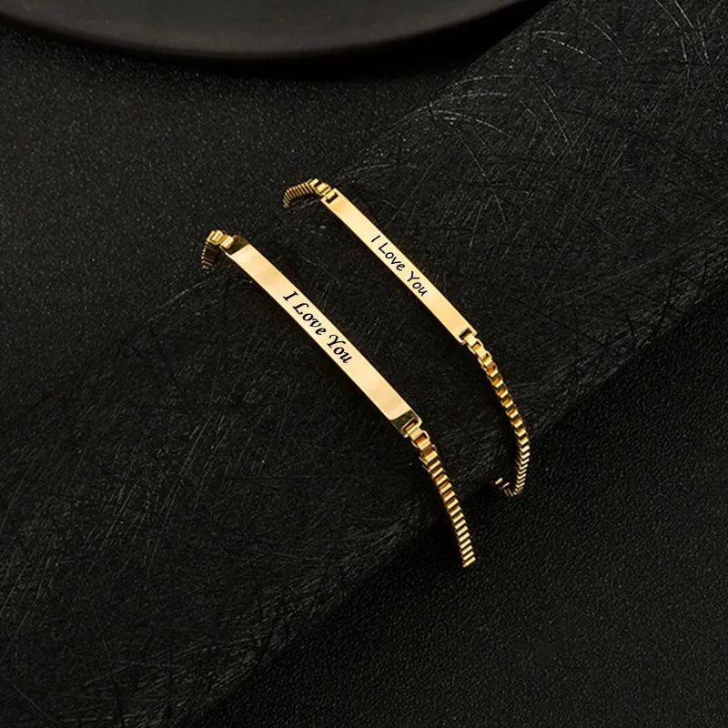 Couple Stainless Steel Bracele - Men Accessories Chain And Bracelet 评论和价格