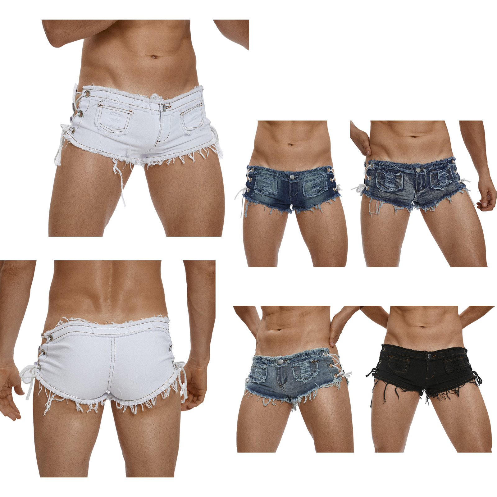 Mens Low Rise Extra Short Hot  - Men'S Accessories For Jeans 评论和价格