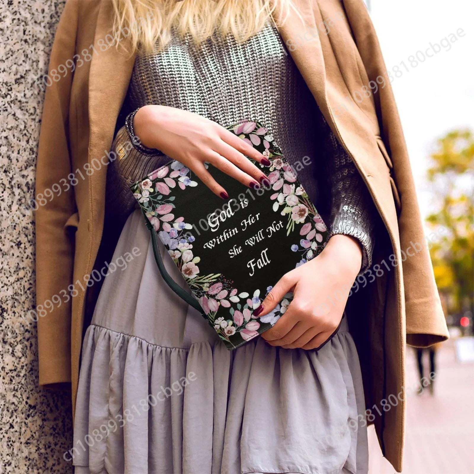 Flowers Verse Pattern Leather  - Men Accessories Box 评论和价格