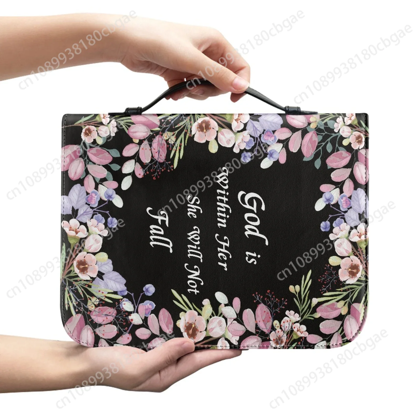 Flowers Verse Pattern Leather  - Men Accessories Box 评论和价格