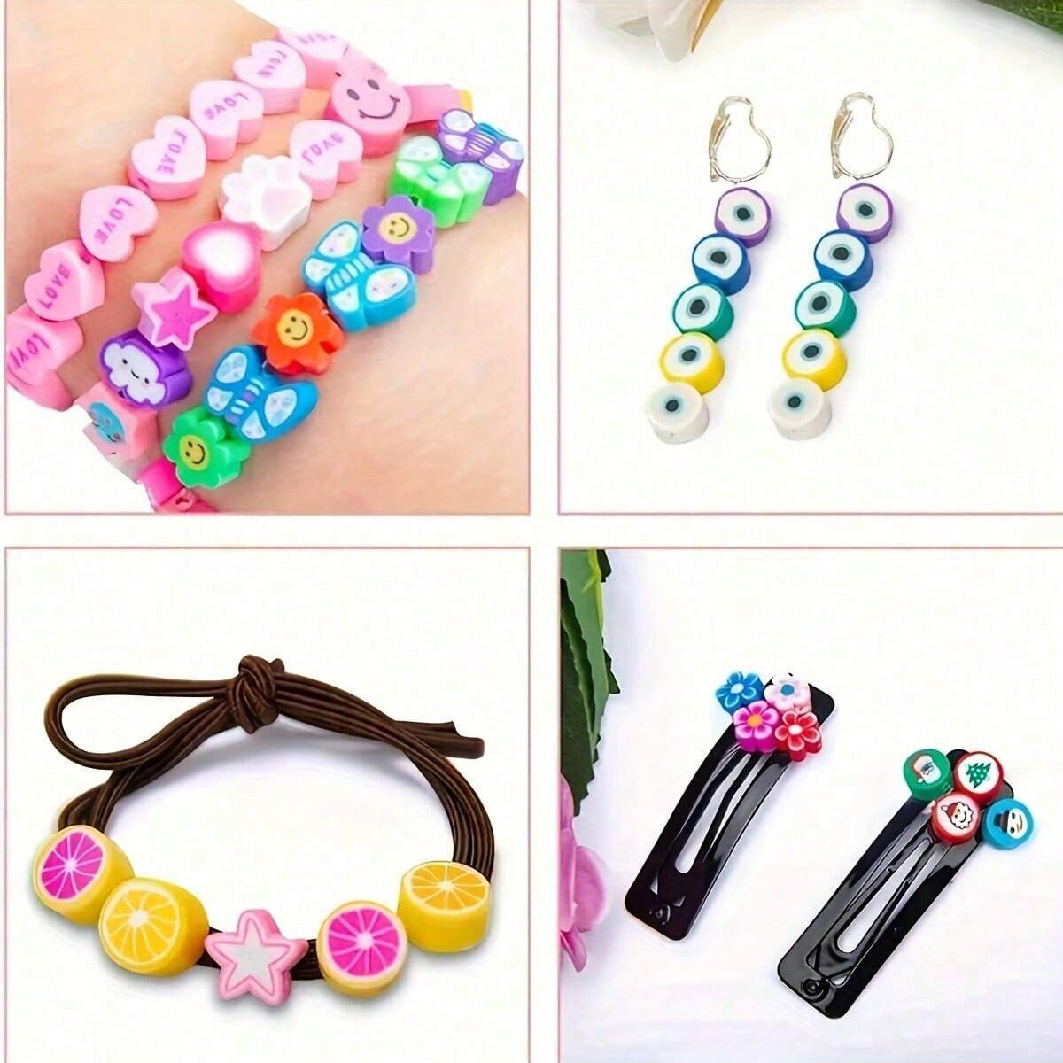 1450/1200/250pcs Polymer Clay  - Bead Bracelet Men 评论和价格