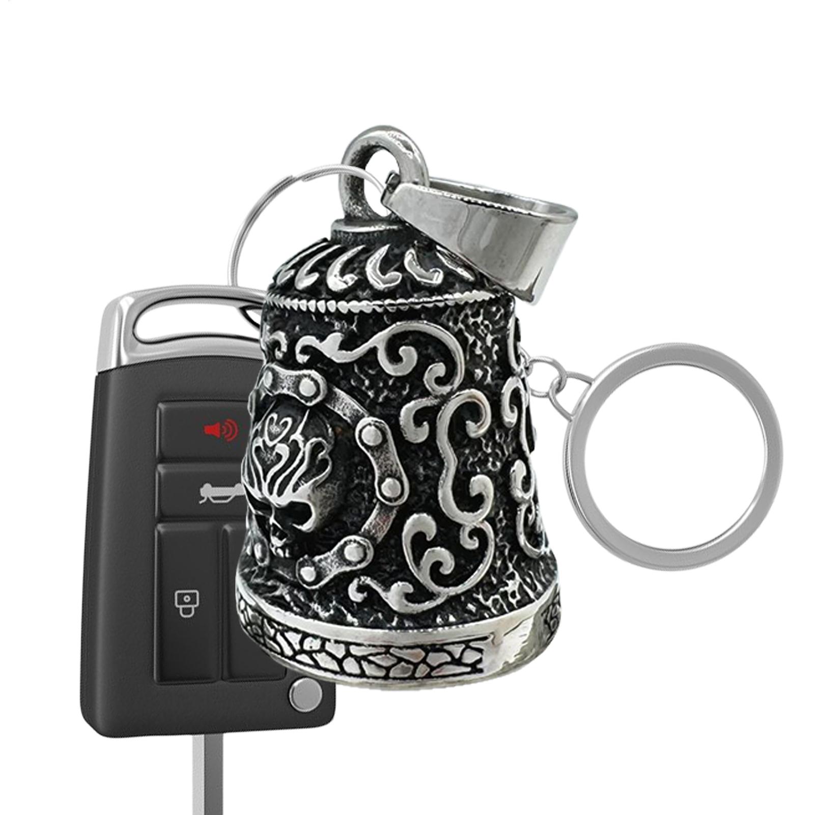 Skull Bell Charm Motorcycle Be - Men Accessories Hand 评论和价格