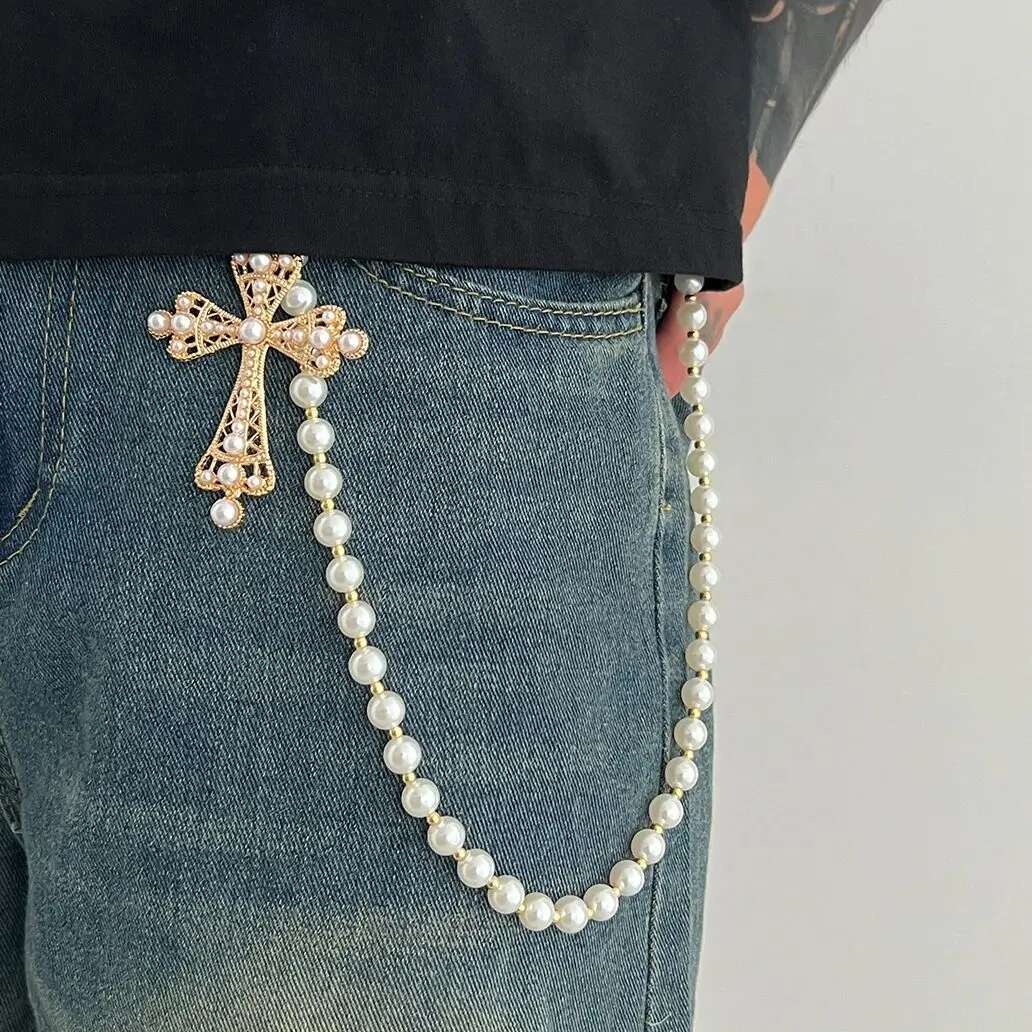 KunJoe Hip Hop Big Jesus Cross - Men'S Accessories For Jeans 评论和价格