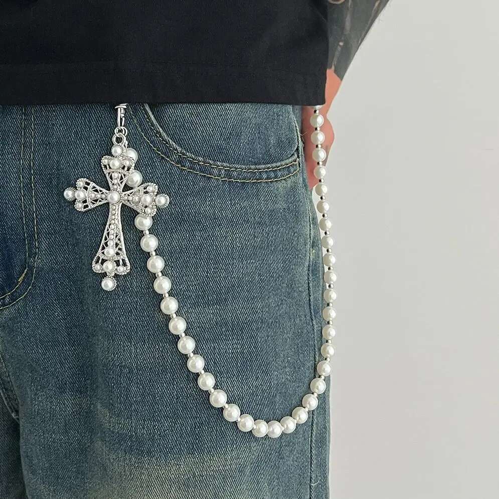 KunJoe Hip Hop Big Jesus Cross - Men'S Accessories For Jeans 评论和价格