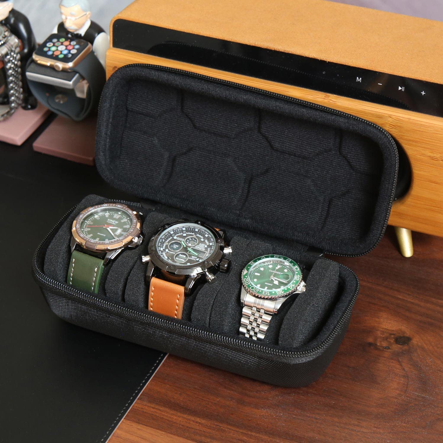 Watch Box Organizer For Men or - Men Accessories Box 评论和价格