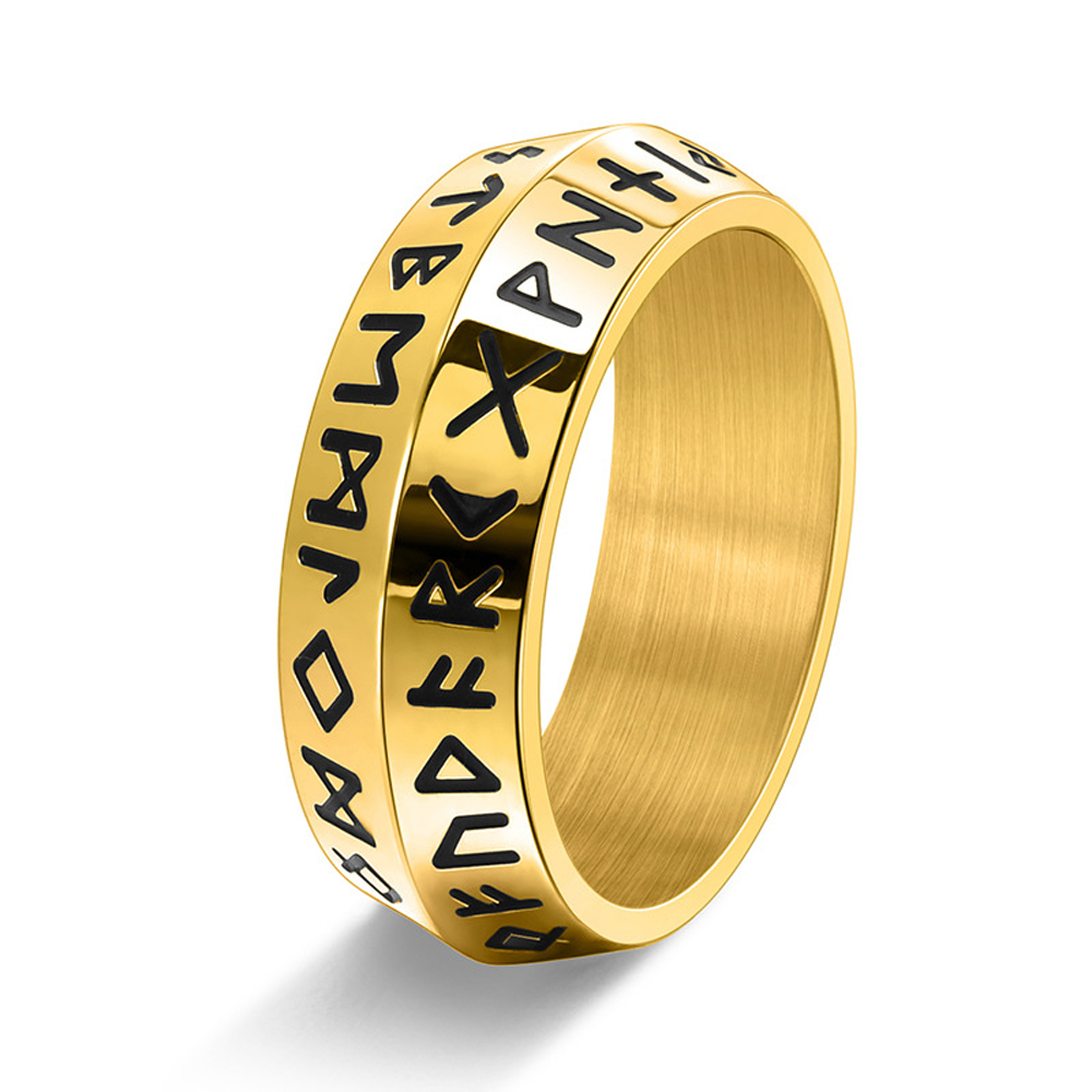 Double Bevel Edge Viking Ring  - Men'S Accessories Hand Bands 评论和价格