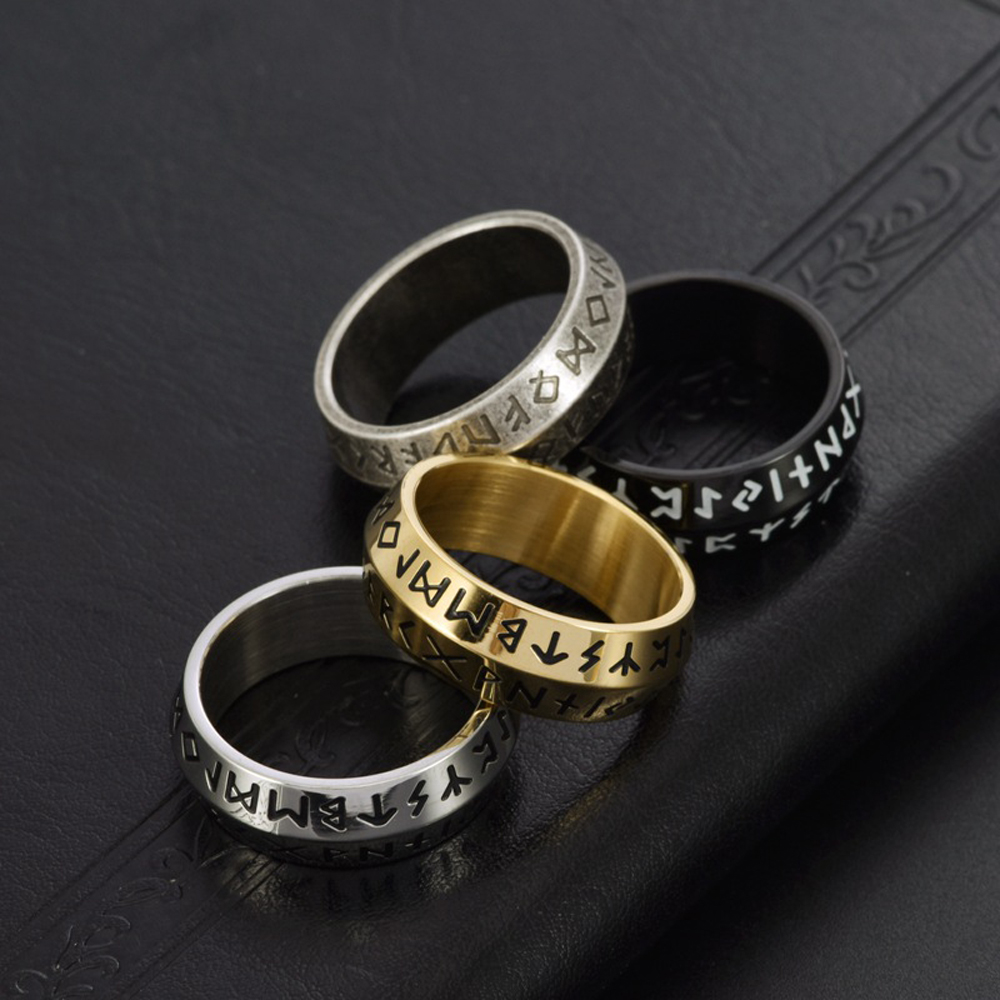Double Bevel Edge Viking Ring  - Men'S Accessories Hand Bands 评论和价格