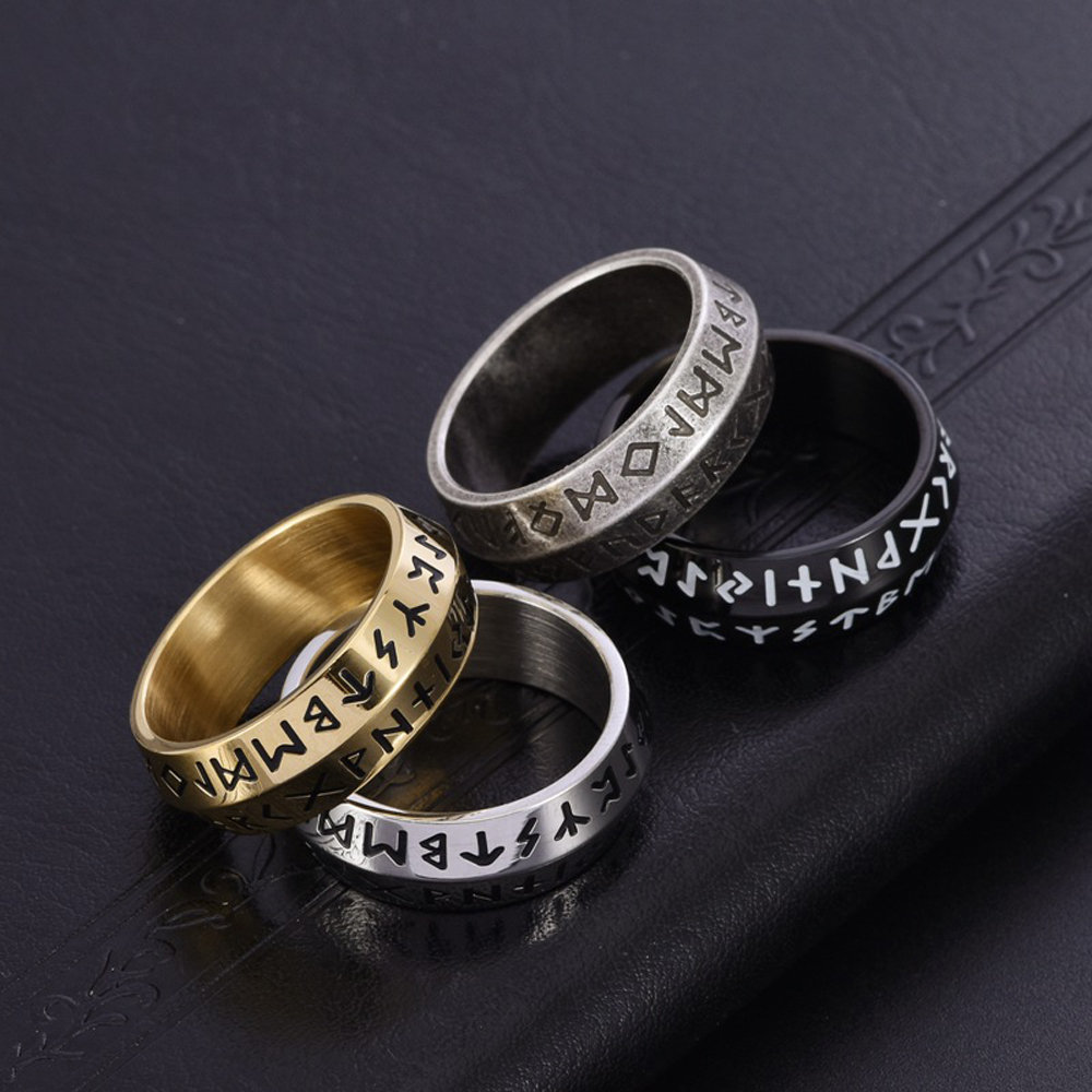 Double Bevel Edge Viking Ring  - Men'S Accessories Hand Bands 评论和价格