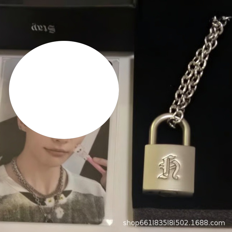 Ashionable Creative Metal Lock - Men Accessories Jewelry 评论和价格