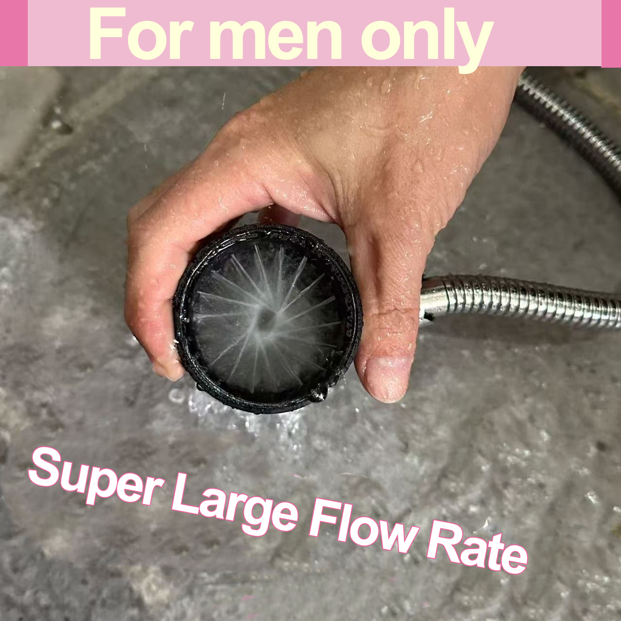 High Pressure Handheld Shower  - Men Accessories Hand 评论和价格