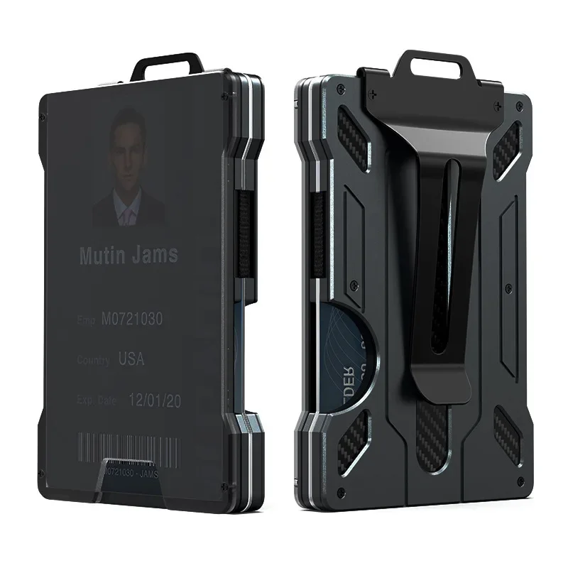 Rfid Business Card Holder Carb - Men Accessories Box 评论和价格