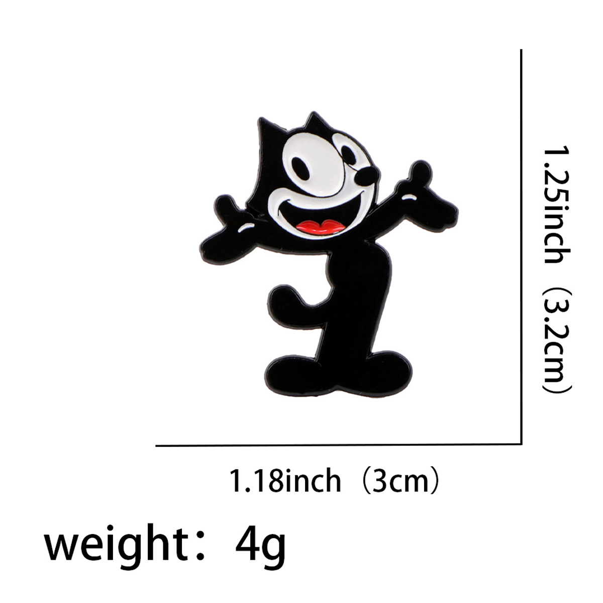 Cute Cartoon Animal Enamel Pin - Men Accessories Jewelry 评论和价格