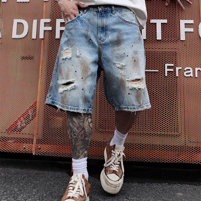 KIDWHXR Men's Denim Short Scon - Men'S Accessories For Jeans 评论和价格