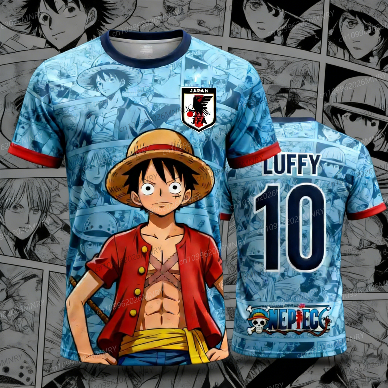 Japan One Piece Luffy T-shirt  - Men'S Accessories Clothing 评论和价格