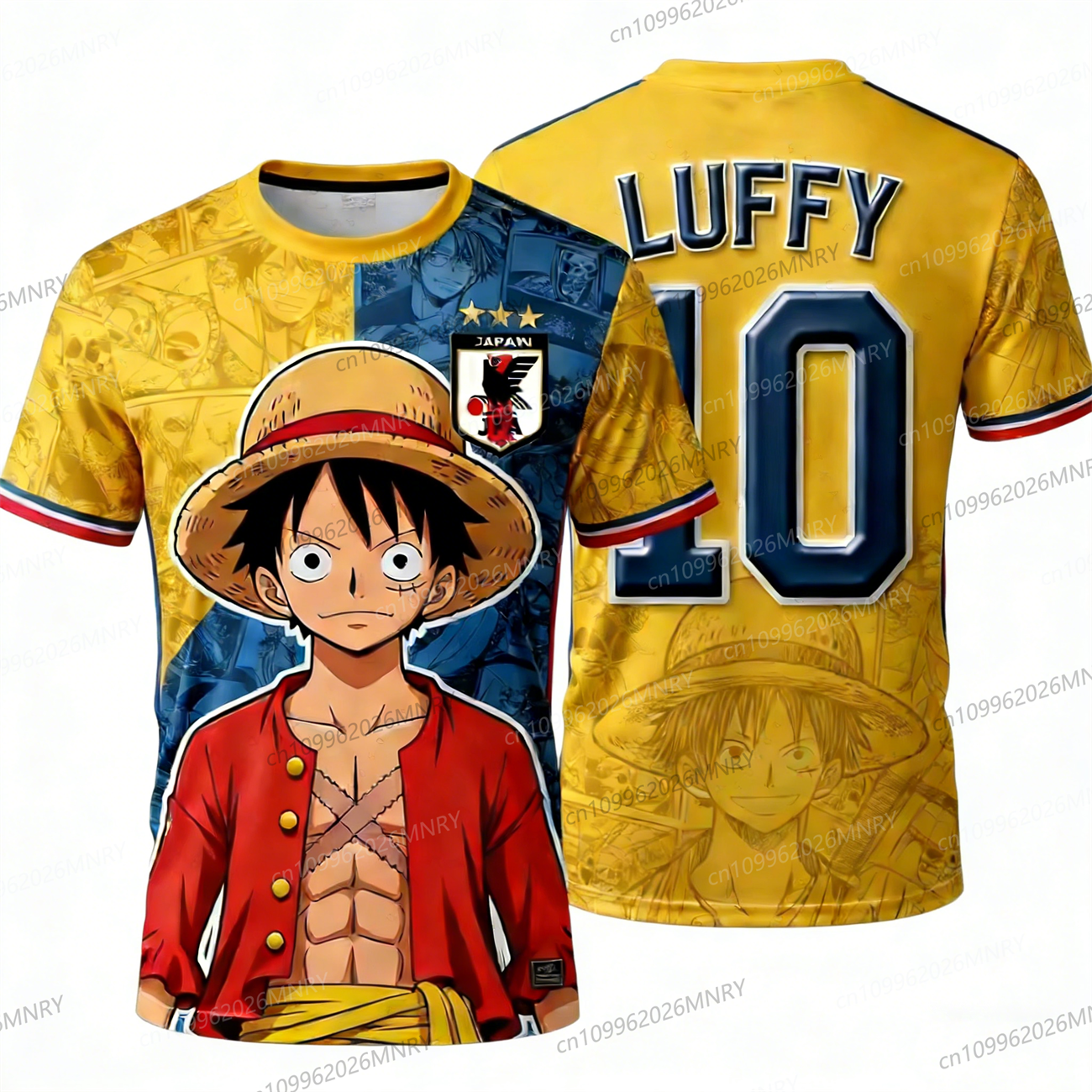Japan One Piece Luffy T-shirt  - Men'S Accessories Clothing 评论和价格
