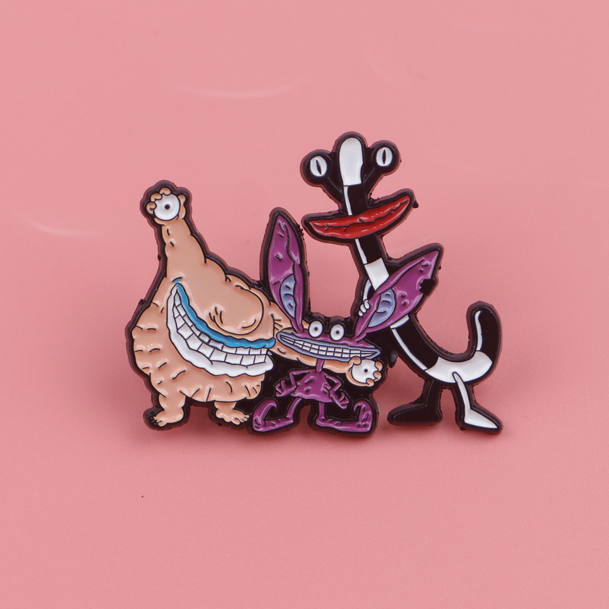 Cartoon Monster Enamel Pin Bad - Men Accessories Jewelry 评论和价格