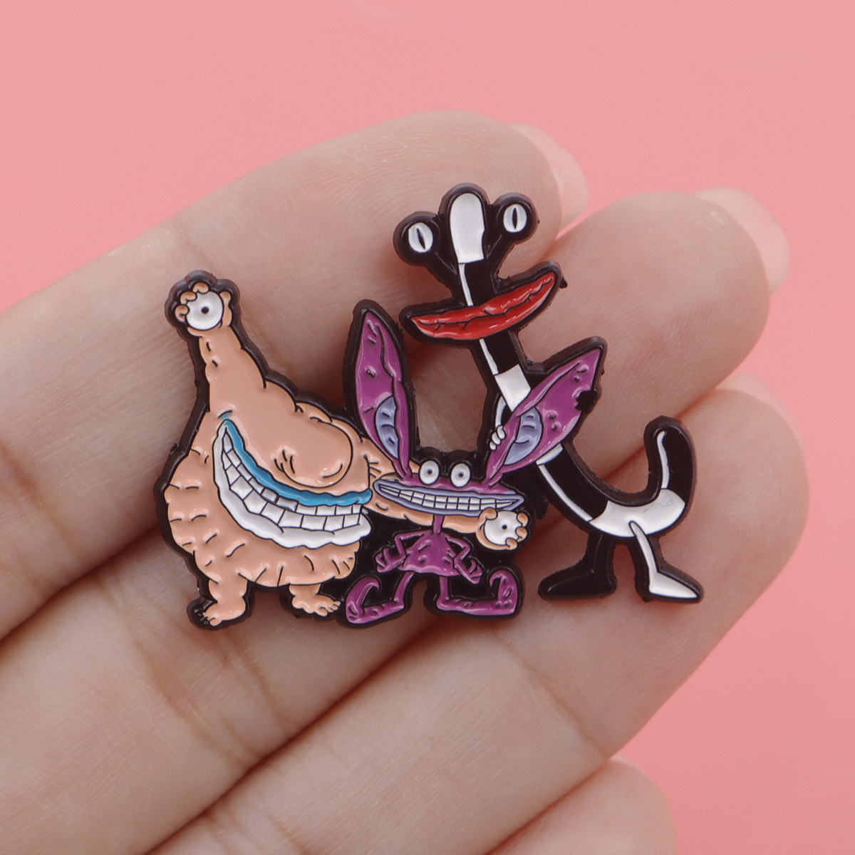 Cartoon Monster Enamel Pin Bad - Men Accessories Jewelry 评论和价格