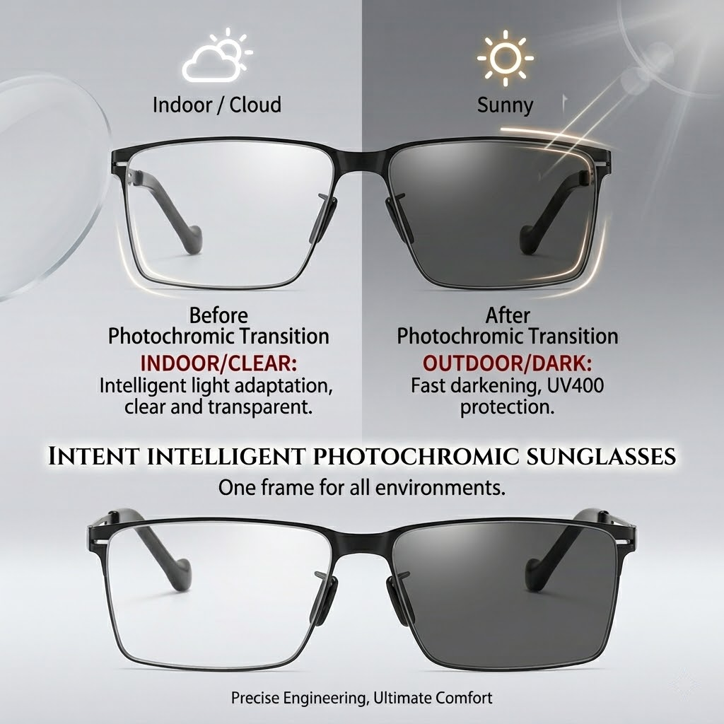 Men Photochromic Polarized Sun - Sunglasses Polarized Men 评论和价格