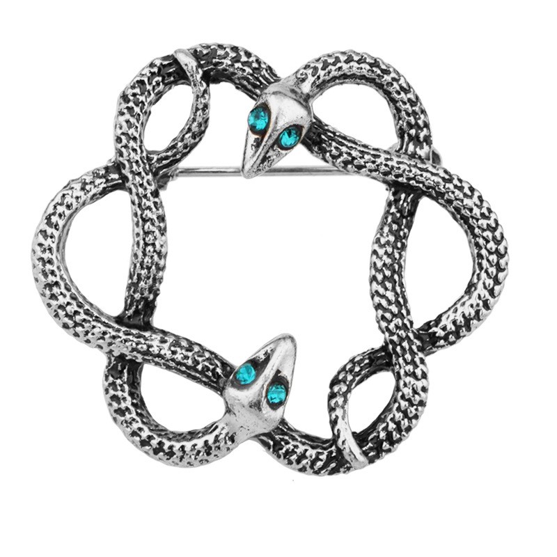 New Retro Metal Snake Brooch A - Men'S Accessories Clothing 评论和价格