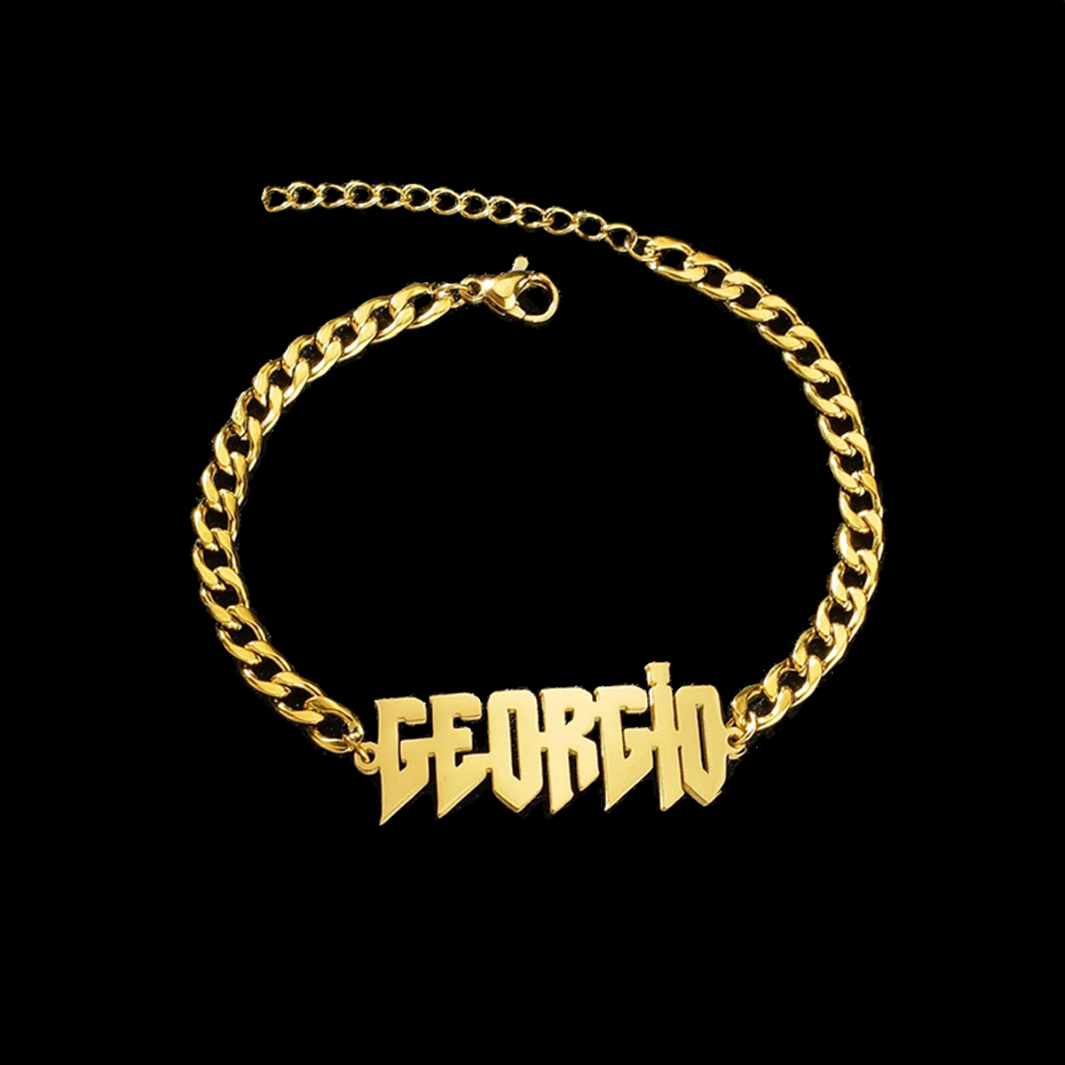 Custom Nameplate Bracelet For  - Men Accessories Chain And Bracelet 评论和价格