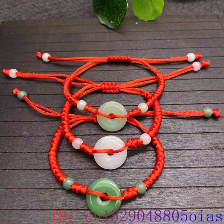 Real Jade Donut Bracelet Agate - Bead Bracelet Men 评论和价格
