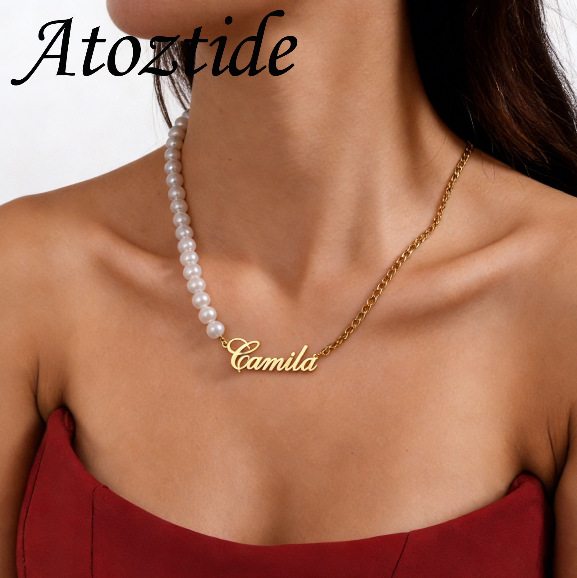 Atoztide Custom Name Necklace  - Bead Bracelet Men 评论和价格