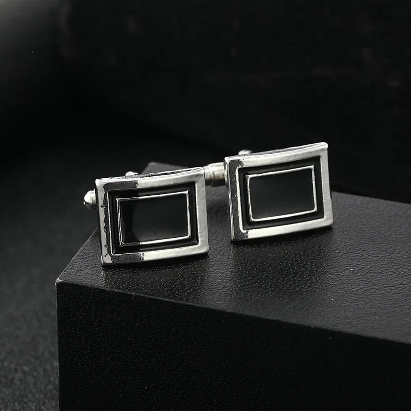 High Quality French Square Cuf - Men Accessories Jewelry 评论和价格