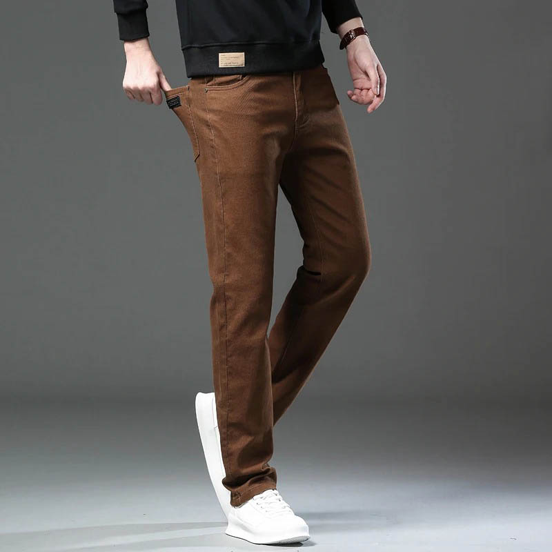 Fashion Loose Straight Busines - Men'S Accessories For Jeans 评论和价格