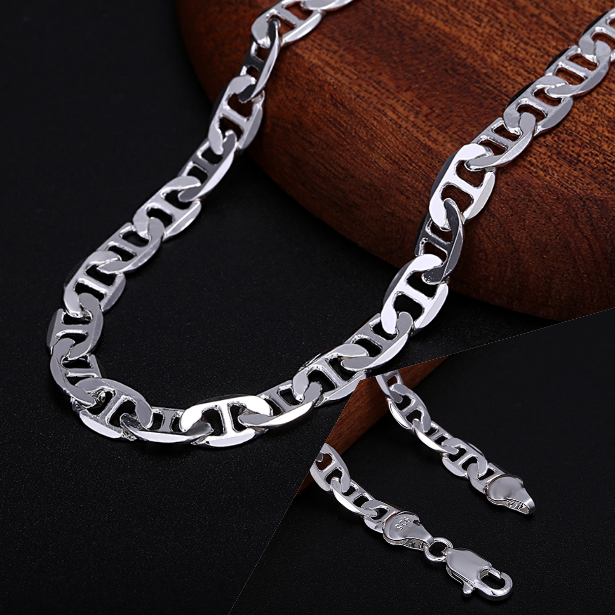 Luxury designer 925 Sterling S - Men Accessories Chain And Bracelet 评论和价格