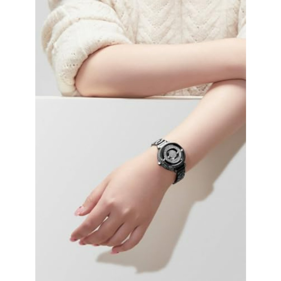 EUTOUR Magnetic Watches for Me - Bead Bracelet Men 评论和价格