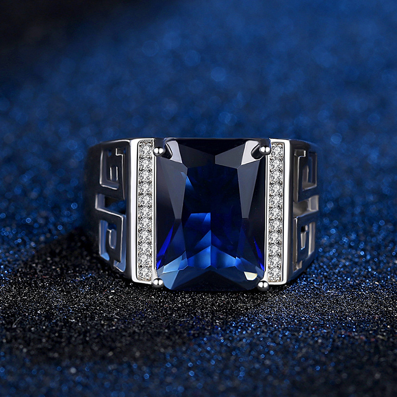 Trendy Men Ring 925 Silver Jew - Men'S Accessories Hand Bands 评论和价格