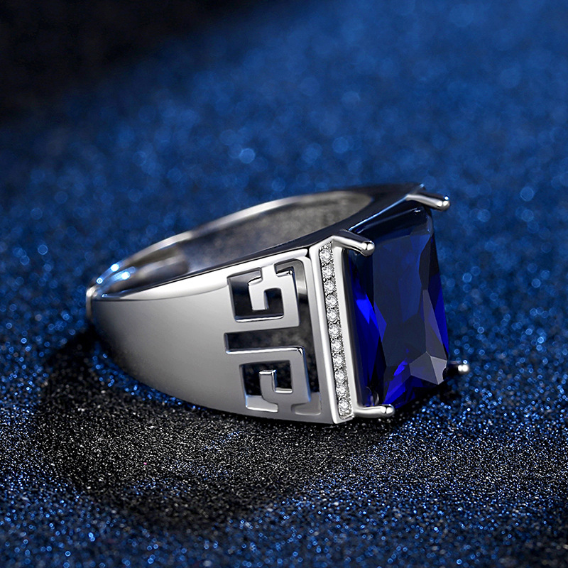 Trendy Men Ring 925 Silver Jew - Men'S Accessories Hand Bands 评论和价格
