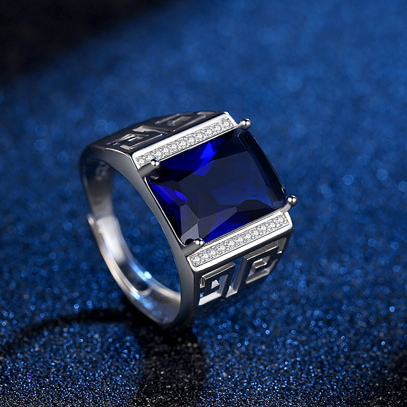 Trendy Men Ring 925 Silver Jew - Men'S Accessories Hand Bands 评论和价格
