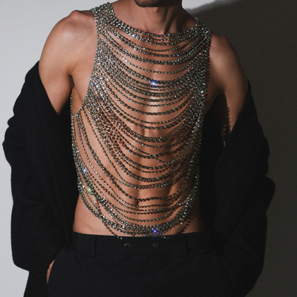 Fashion Luxurious Bling Men Wo - Men'S Accessories Clothing 评论和价格
